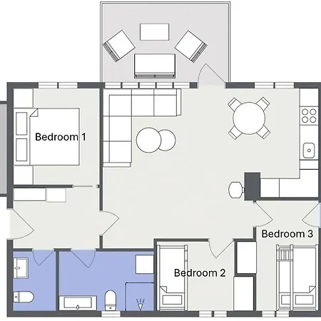 Διαμέρισμα Newer With Beautiful View And 3 Bedrooms Voss